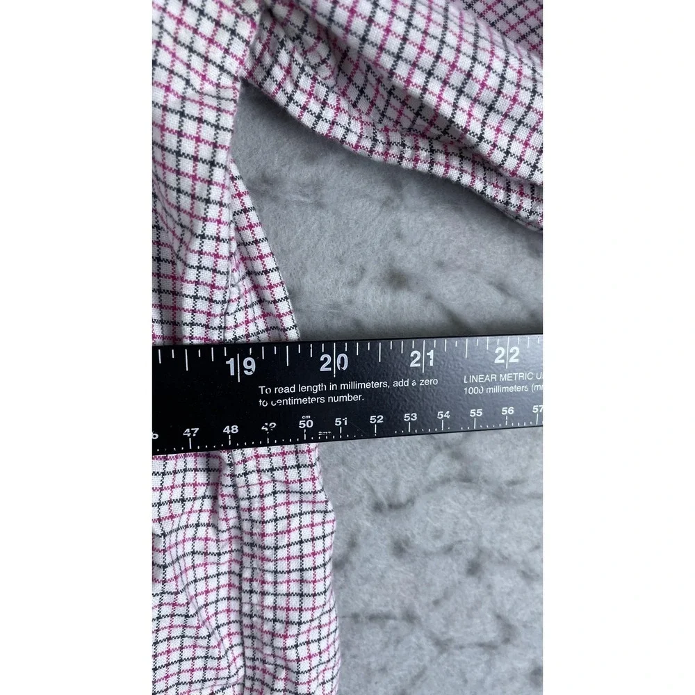 Ralph Lauren Shirt Boys XL 18-20 White Plaid Button Down Long Sleeve Pony‎ Logo